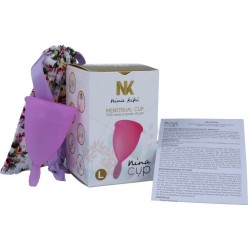 Nina Kik&iacute; MENSTRUAL CUP PURPLE - SIZE L