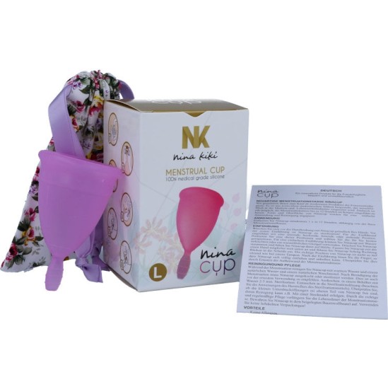 Nina Kik&iacute; MENSTRUAL CUP PURPLE - SIZE L