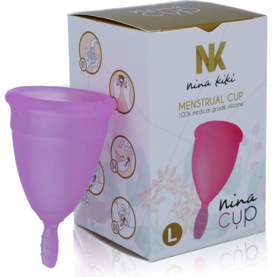 Nina Kik&iacute; MENSTRUAL CUP PURPLE - SIZE L