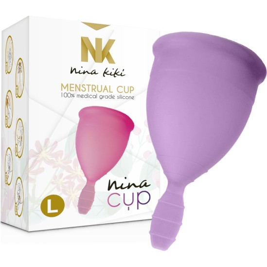 Nina Kik&iacute; MENSTRUAL CUP PURPLE - SIZE L