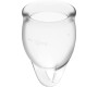 Satisfyer Menstrual Cups SATISFYER - FEEL CONFIDENT MENSTRUAL CUP CLEAR 15 + 20 ML