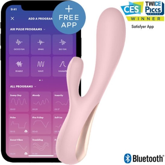 Satisfyer Connect SATISFYER - MONO FLEX PINK WITH APP