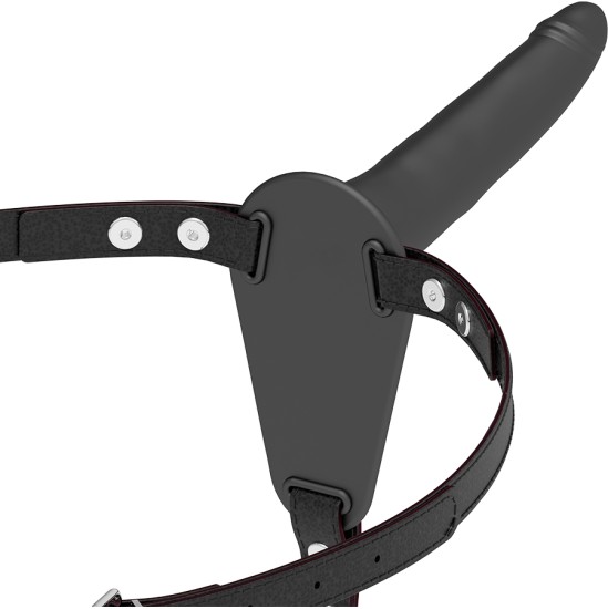 Fetish Submissive Harness BLACK SILICONE 15 CM