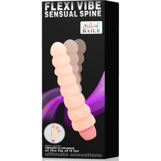 Baile FLEXI VIBE SENSUAL SPINE FLEXIBLE VIBRATOR 19 CM