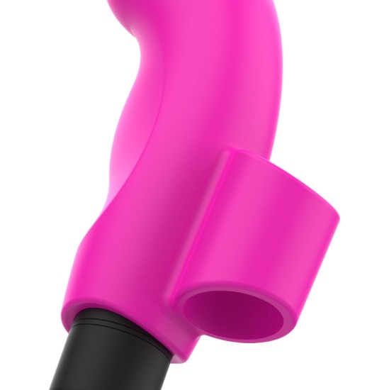 Ohmama Vibrators OHMAMA - NEON PINK THIMBLE VIBRATOR XMAS EDITION