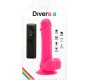 Diversia FLEXIBLE VIBRATING DILDO PINK 20.5 CM -O- 4.2 CM