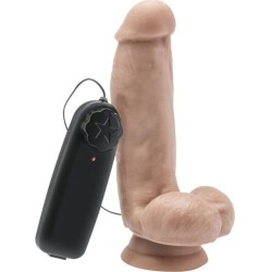 Get Real DILDO 12 CM WITH BALLS VIBRATOR SKIN
