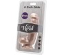 Get Real DILDO 12 CM WITH BALLS VIBRATOR SKIN