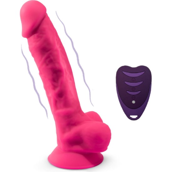 Silexd REALISTIC PENIS MODEL 18 PINK VIBRATION + REMOTE CONTROL LRS