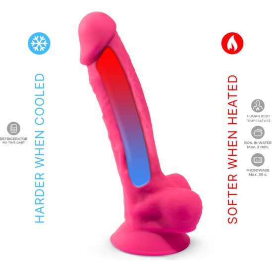 Silexd REALISTIC PENIS MODEL 18 PINK VIBRATION + REMOTE CONTROL LRS