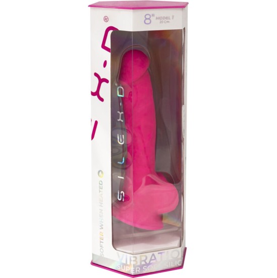 Silexd REALISTIC PENIS MODEL 18 PINK VIBRATION + REMOTE CONTROL LRS