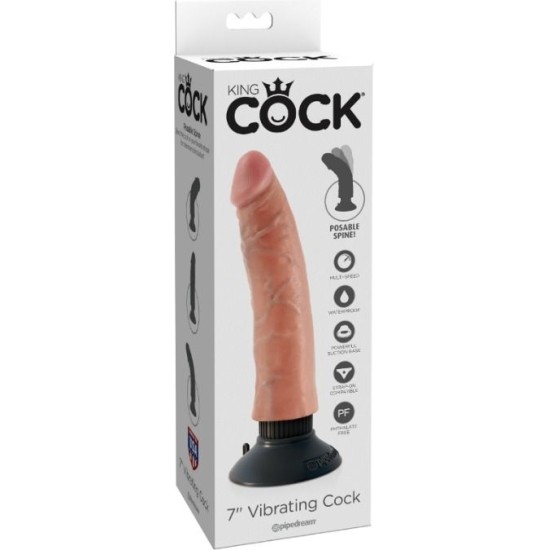 King Cock Reaslitic Dildo with Vibration 7