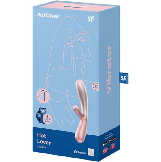 Satisfyer Connect SATISFYER - HOT LOVER VIBRATOR ROSE & BEIGE