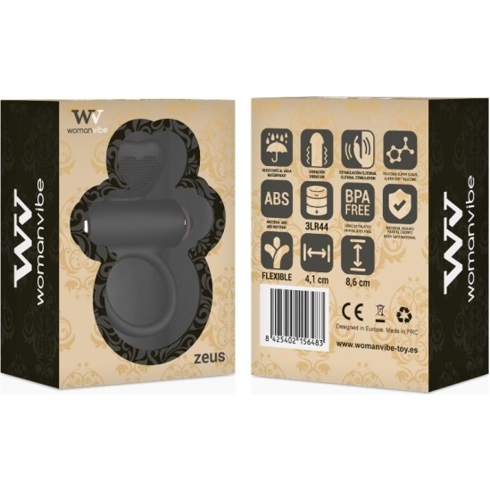 Womanvibe ZEUS SILICONE VIBRATOR RING