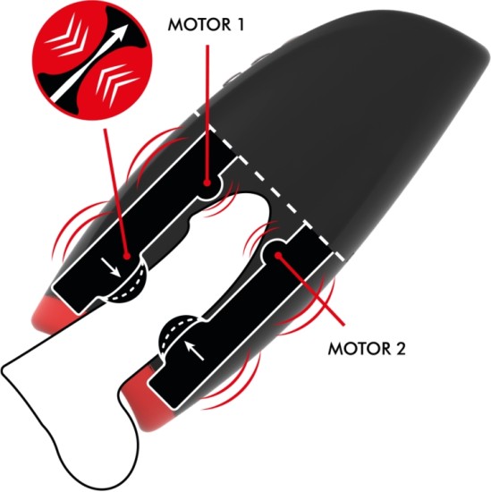 Jamyjob NOVAX MASTURBATOR WITH VIBRATION AND COMPRESSION