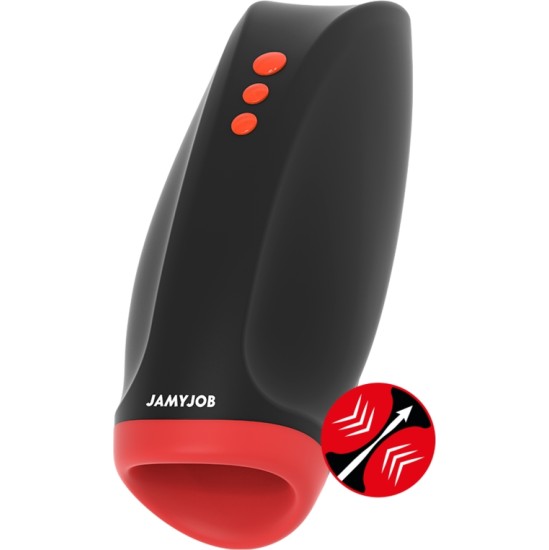 Jamyjob NOVAX MASTURBATOR WITH VIBRATION AND COMPRESSION
