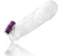 Ohmama TEXTURED PENIS SHEATH WITH VIBRATING BULLET