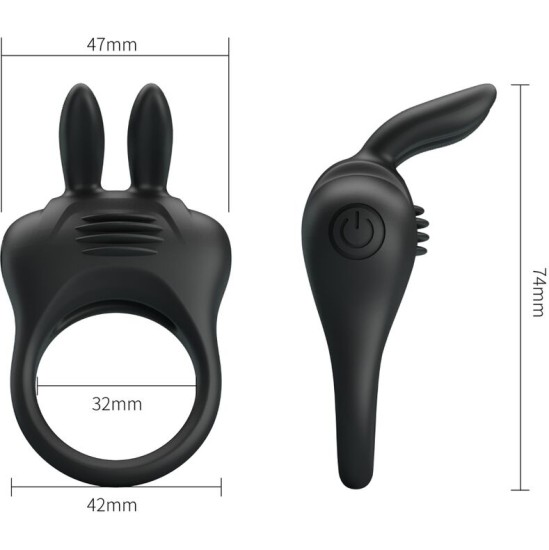 Pretty Love DAVION RABBIT VIBRATOR RING