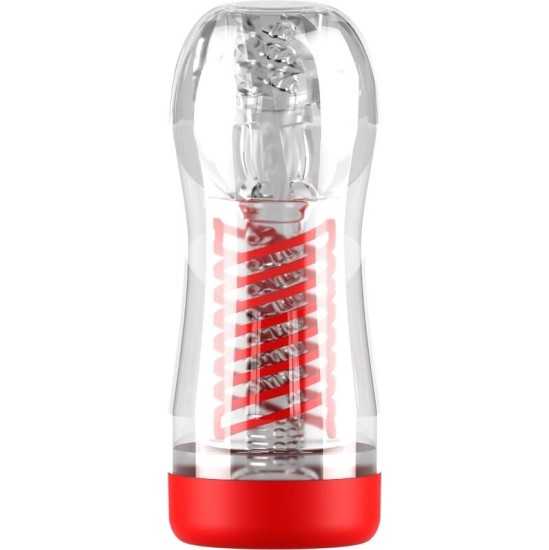 Pdx Elite STROKER VIEWTUBE 2 SPIRAL COMPRESSION TRANSPARENT