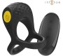 Intense Couples Toys INTENSE - ALEX VIBRATOR DOUBLE PENIS RING 10 VIBRATIONS BLACK
