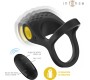 Intense Couples Toys INTENSE - ALEX VIBRATOR DOUBLE PENIS RING 10 VIBRATIONS BLACK