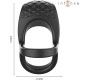 Intense Couples Toys INTENSE - ALEX VIBRATOR DOUBLE PENIS RING 10 VIBRATIONS BLACK