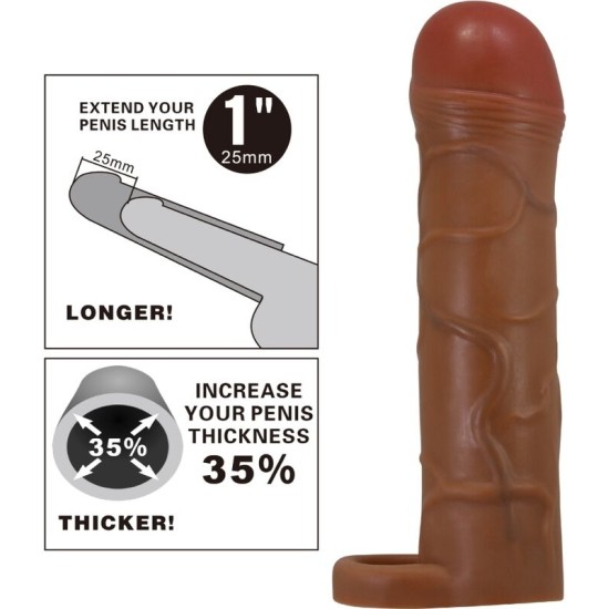 Pretty Love BUNION PENIS SLEEVE WITH 2.5 CM EXTENSION MULATTO