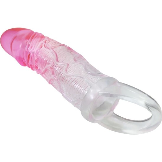 Pretty Love ODES REALISTIC 2 CM ENLARGEMENT SHEATH FOR PENIS PINK