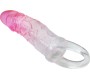 Pretty Love ODES REALISTIC 2 CM ENLARGEMENT SHEATH FOR PENIS PINK