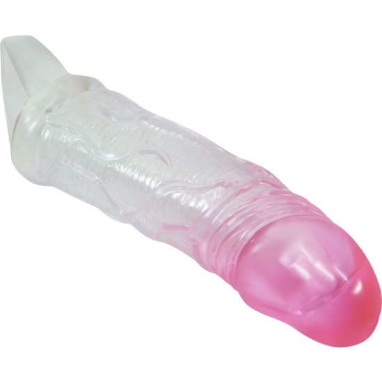 Pretty Love ODES REALISTIC 2 CM ENLARGEMENT SHEATH FOR PENIS PINK