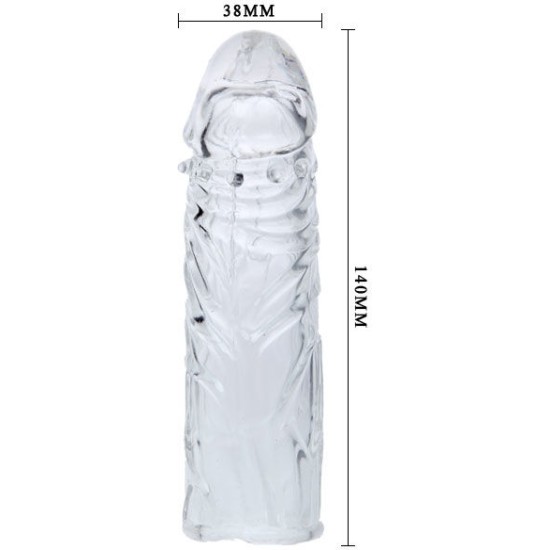 Baile For Him BAILE - TRANSPARENT SILICONE PENIS COVER 13 CM