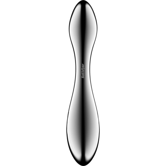 Satisfyer Dildo SATISFYER - PURE GRAVITY 3 STAINLESS STEEL DOUBLE-ENDED DILDO