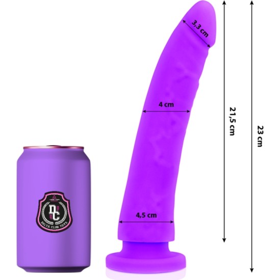 Deltaclub DELTA CLUB - TOYS LILAC DILDO MEDICAL SILICONE 23 CM -O- 4.5 CM