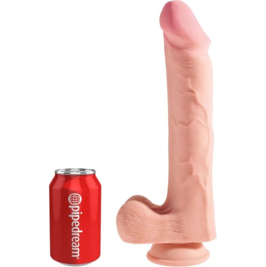 King Cock REALISTIC PENIS WITH BALLS 3D 24.8 CM LIGHT
