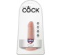 King Cock DILDO WITH BALLS 14 CM FLESH