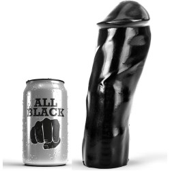 All Black DILDO REALISTIC 20 CM