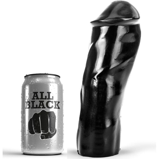 All Black DILDO REALISTIC 20 CM