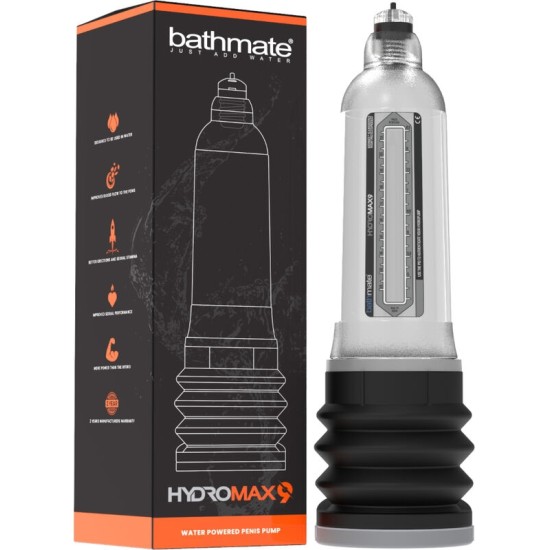 Bathmate HYDROMAX 9 TRANSPARENT PENIS INCREASE PUMP