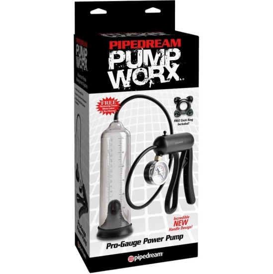 Pump Worx PRO-GAUGE POWER PUMP TRANSPARENT