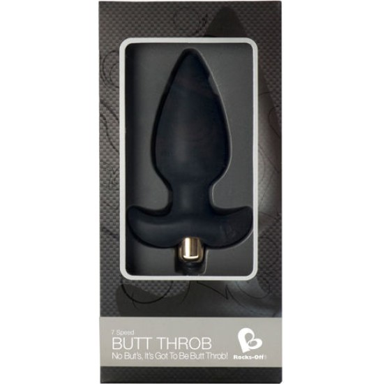 Rocks-Off BUTT THROB P-POINT STIMULATOR 7 SPEEDS BLACK