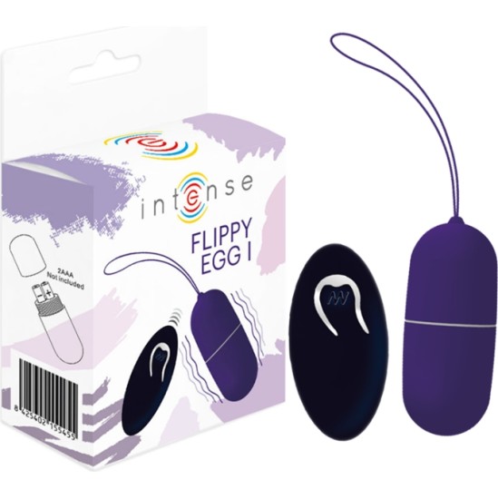 Intense Couples Toys INTENSE - FLIPPY I VIBRATING EGG WITH REMOTE CONTROL PURPLE