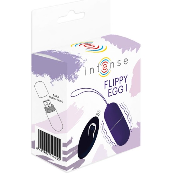 Intense Couples Toys INTENSE - FLIPPY I VIBRATING EGG WITH REMOTE CONTROL PURPLE