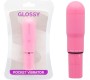 Glossy POCKET VIBRATOR DEEP ROSE