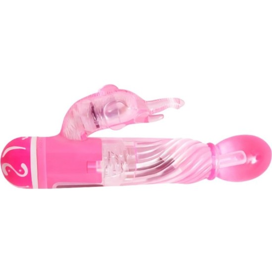 Baile Vibrators BAILE - MULTISPEED VIBRATOR WITH PINK STIMULATOR