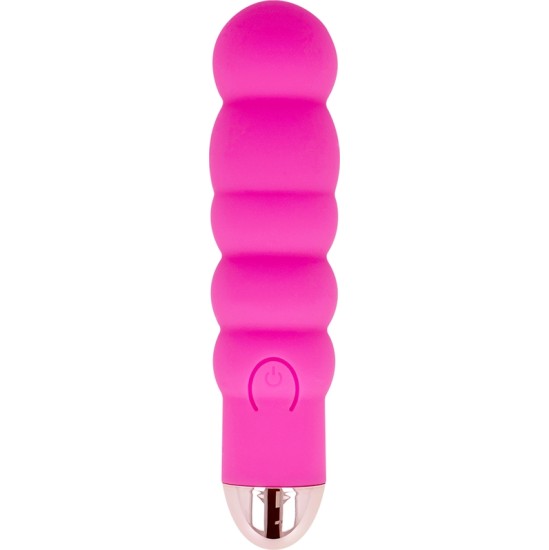 Dolce Vita RECHARGEABLE VIBRATOR SIX PINK 7 SPEEDS