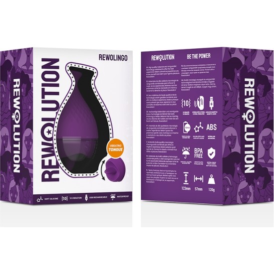 Rewolution REWOLINGO VIBRATOR WITH TONGUE
