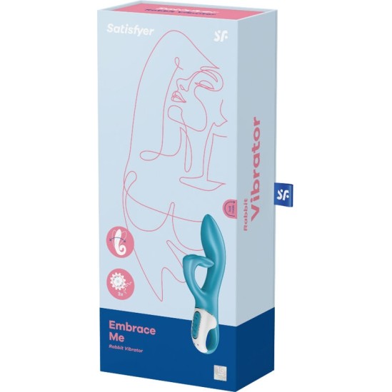 Satisfyer Vibrator SATISFYER - EMBRACE ME GSPOT VIBRATOR TURQUOISE