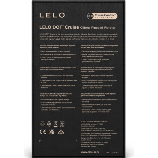 Lelo DOT CRUISE YELLOW CLITORIS STIMULATOR