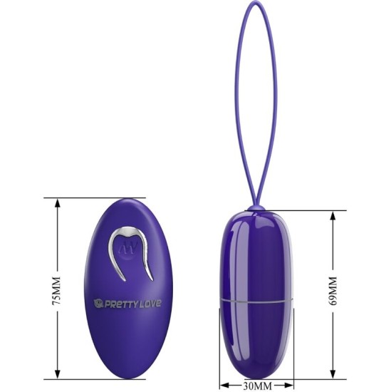 Pretty Love Youth PRETTY LOVE - SELKIE YOUTH MINI VIBRATING EGG VIOLET REMOTE CONTROL