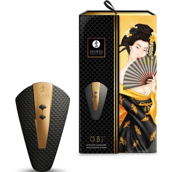 Shunga Toys SHUNGA - OBI INTIMATE MASSAGER BLACK